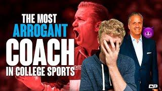 The Most ARROGANT Coach In College Sports  | Clutch #Shorts