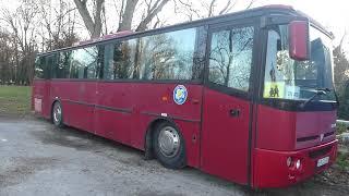 Autobus fotbalového týmu Piešťan, Slovensko.