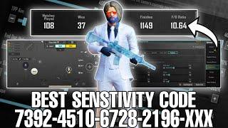 NEW UPDATE 3.3 !! BEST SENSITIVITY CODE + CONTROL SETTINGS PUBG MOBILE/BGMI