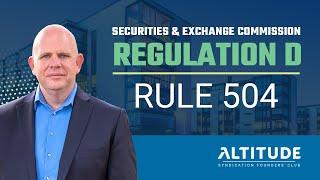 What is the Regulation D Rule 504 exception?