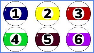 1 to 10 Number Balls | 123 Numbers Song | Number Names | Counting For Kids | Learn to Count Video