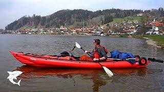 Kanutour am Hopfensee im Allgäu