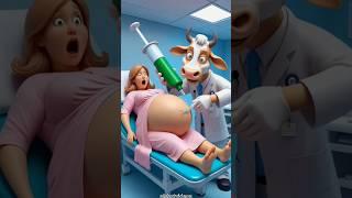 ️ Evolution of Baby: Pregnant Cow on hospital with Doctor  ASV  6 #cat​ #cute​ #love​ #shorts​