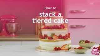 How To Stack A Tiered Cake With FunCakes