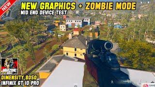 COD WARZONE MOBILE NEW UPDATE GAMEPLAY ON MID END DEVICE - INFINIX GT 10 PRO -ZOMBIE ROYALE GAMEPLAY