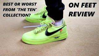 Off White Nike Air Force 1 Volt ON FEET Review