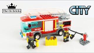 LEGO City Fire Truck 60002 - speed build review