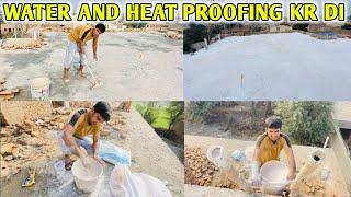 Roof Ki Water And Heat Proofing Kr Di️Sasty Main Ye Kam Ho Jye Ga Complete Process 