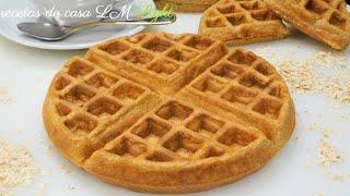 SIN AZÚCAR WAFFLES SALUDABLES de avena | Gofres caseros DE AVENA SIN AZÚCAR | HEALTHY WAFFLES| KETO