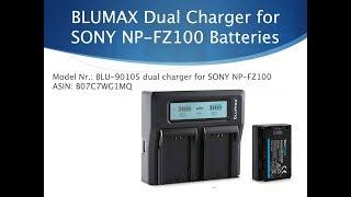 Blumax Charger for Sony NP FZ100 batteries