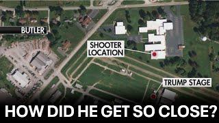 Trump rally shooting: Map shows where shooter was stationed