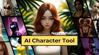 NEW AI Character Creation Tool (Next Diffusion)