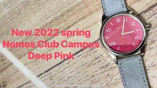 New 2022 Nomos Club Campus 38mm Deep Pink and the Tangomat review