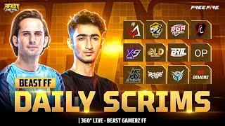 LIVE NOW || 10 PM || ONE DAY SCRIM || BEAST FF SCRIM || FREE FIRE PAKISTAN