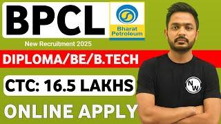 BPCL JE Level Vacancy 2025 | CTC: 16.5LPA | Govt Jobs 2025 | Latest Jobs | Latest Govt Job 2025