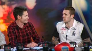 Dane Swan on before the game after the premiliminary final pt1