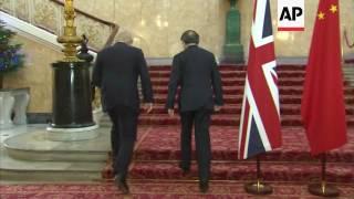 UK FM welcomes Chinese State Councillor