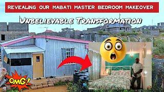 FINALLY  REVEALING OUR MABATI MASTER BEDROOM MAKEOVER || Lucia Nzilani