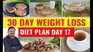 वजन घटाने के लिए 30 Day Menu | Zero Oil Weight Loss Diet Plan Day 17 Recipe | SAAOL Zero Oil Cooking