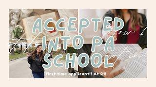 HOW I GOT INTO PA SCHOOL AT 21! | MY STATS & JOURNEY