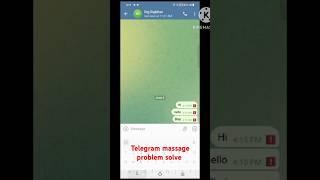 Telegram Message not Sending  Telegram Message not Sent Sahil YT setting tech