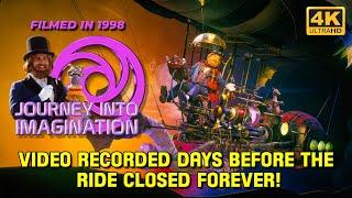 Journey Into Imagination: Last Ride Filmed Day's Before The Ride Closed Forever! EPCOT 1998 [4K]