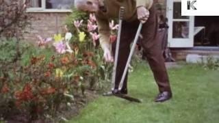 Late 60s, Early 70s Old Man Gardening, Retirement, UK