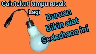 Cara membuat alat tes lampu LED sederhana