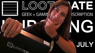 JULY - GamerMeg Loot Crate Unboxing