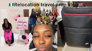 Relocation travel prep vlog  from Nigeria to UK | Last week in Nigeria | packing Nigerianfood