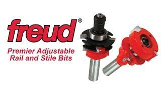 Freud Premier Adjustable Rail & Stile Router Bit Sets