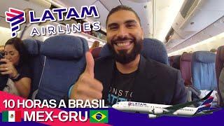 VIAJANDO 10 HORAS EN AVIÓN A BRASIL! | LATAM Airlines 767-300 | México - Sao Paulo