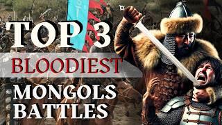 TOP 3 medieval massive battles that CHANGED history of Mongol EMPIRE