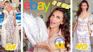 TRYING EBAY WEDDING DRESSES *not PG*