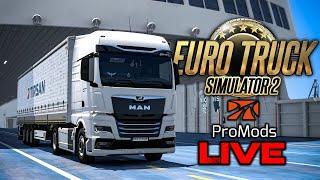 [LIVE ] Euro Truck Simulator 2 - ProMods 2.73 + Silesia Rebuild in Poland 1.62 