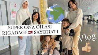 Estoniyadan   Rigaga  sayohatimiz 4 bolali Super ona hayotidan ️ Qayerga ketyabmiz ?