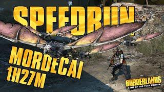 Borderlands Speedrun Mordecai Any% in 1:27:47