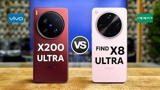 Vivo X200 Ultra 5G Vs Oppo Find X8 Ultra 5G