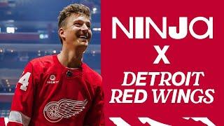 Ninja visits Little Caesars Arena