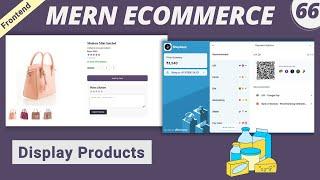 MERN Stack E-Commerce Project #66: Display Products