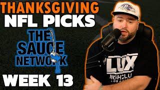 NFL Thanksgiving Picks Week 13 - Thursday Bets With Kyle Kirms