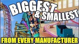 Every Manufacturer's BIGGEST & smallest Coaster (Part 2)