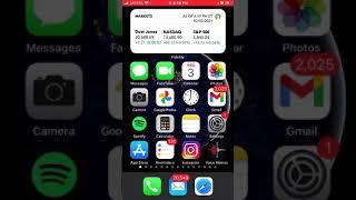 How to add Fidelity stocks widget in iPhone?