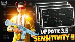  3.5 UPDATE ZERO RECOIL SENSITIVITY + CONTROL CODE SETTINGS | BGMI/PUBG MOBILE | HEXPUBG