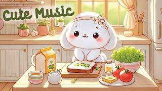 Cute Music Lofi  1 Hour Cafe Song  Morning Time  cute & relaxing music  Make Your Day Better