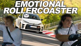 Her First time on the Nürburgring - Maniac chases a GT3 RS with a GR Yaris!