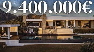 "Discover Elegance: Tour the €9.4 Million Ultra-Modern, Single-Story Golfside Mansion in Marbella!"