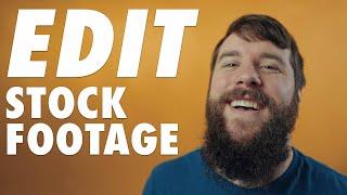 How To Edit Stock Footage FAST & Make Passive Income 