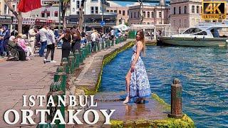 Istanbul Turkey 2024 Ortaköy Walking Tour 4K