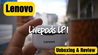 Lenovo Livepods LP1 l Unboxing and Review l